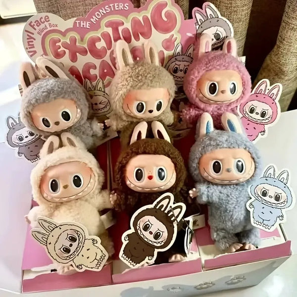 The Classic Blind Box of The First Generation Labubu from POP MART Features an Adorable And Enchanting Labubu, Perfect for Surprise Play, Desktop Decoration, Or As a Bag Charm.