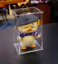 1pc Clear Acrylic Display Stand - Adjustable Plush Doll Organizer, Waterproof Stuffed Animal Storage Solution, Modern Showcase for Collectibles, Protective Design for Toys, Stuffed Animal Display, Playful Design, Durable Acrylic