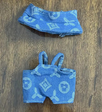 17cm doll clothes in various colors, suspenders and pants suits, DIY doll accessories suitable for Labubu dolls
